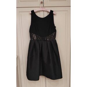 R.M. Richards Black Cocktail Dress -- Size 14
